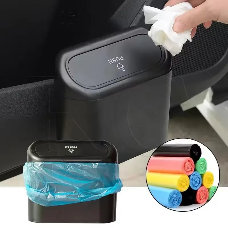 Suspended Car Recycling Bin