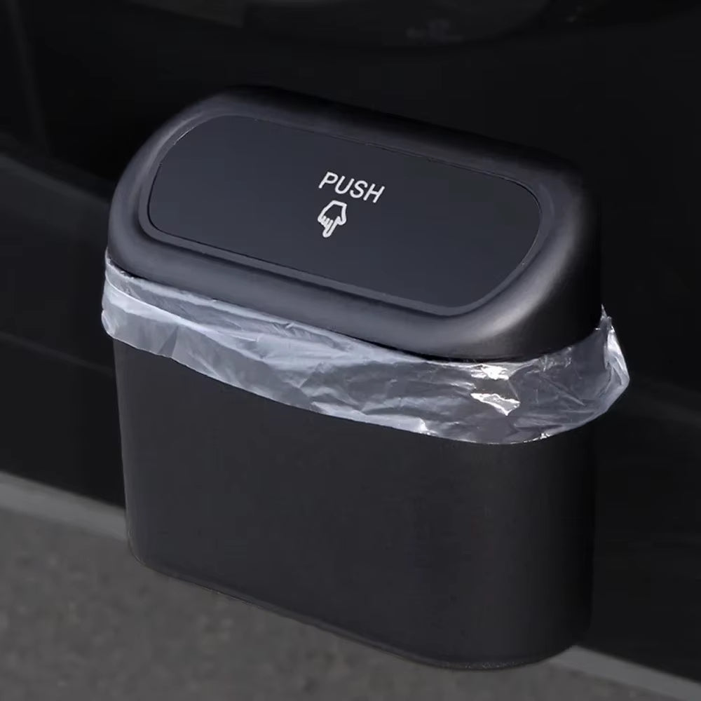 Suspended Car Recycling Bin